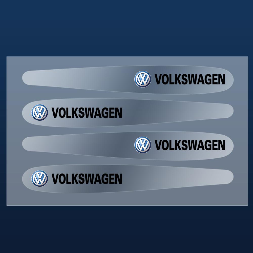 For VOLKSWAGEN VW Transparent Car Door Handle Bowl Anti-scratch Stickers Strip Protection For Volkswagen VW Golf CC Passat Polo