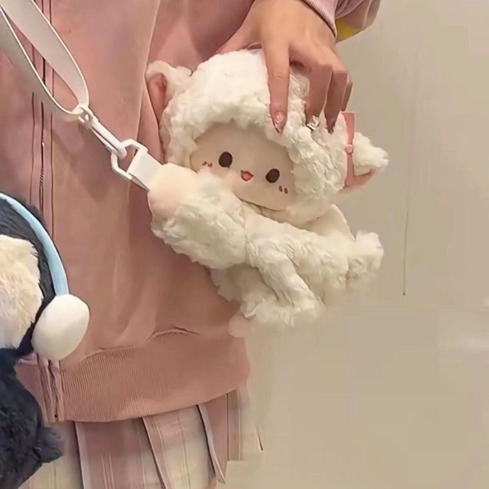 Doll Children Backpack Plush Toy Animal Shoulder Bag Soft Penguin Crossbody Bag  Outdoor