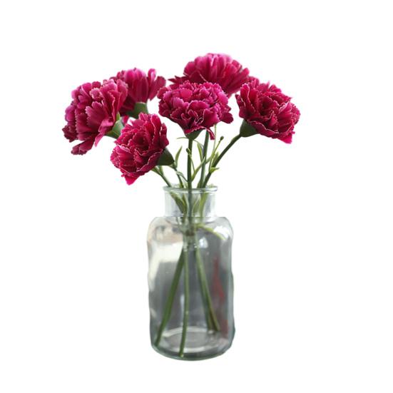 6 шт., искусственный шелковый цветок, искусственный цветок гвоздики, реалистичный, без полива, анти-выцветание, искусственный цветок, подарок на день матери, секс-одежда для взрослых