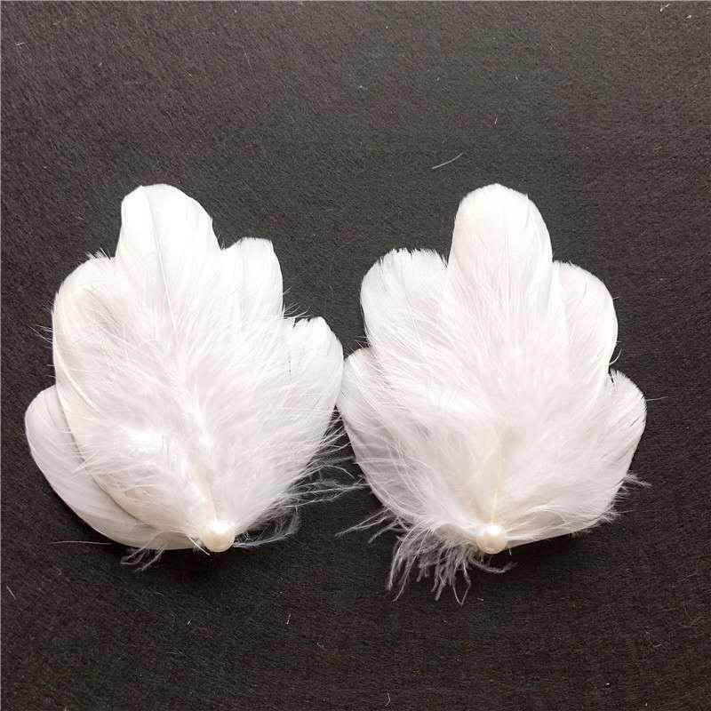 Супер Фея Перо Заколка для волос: Корейский белый ханьфу и аксессуар в стиле мори