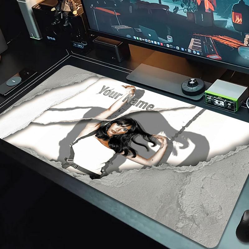 Aitana Custom Name Large Size Mouse Pad Large Gaming Table Cushion Non-slip Laptop Tablet Big Mousepad XXL Mat Mini PC Playmat With Lock edge
