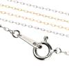 Square Azuki Chain Necklace Chain Only Thin Width Platinum 850 40cm [Okko] Women's 0.65mm