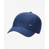 Nike Кепка Dry Fit Club Unstructured Metal Swoosh M Темно-синий металлик серебристый Fb5372 410
