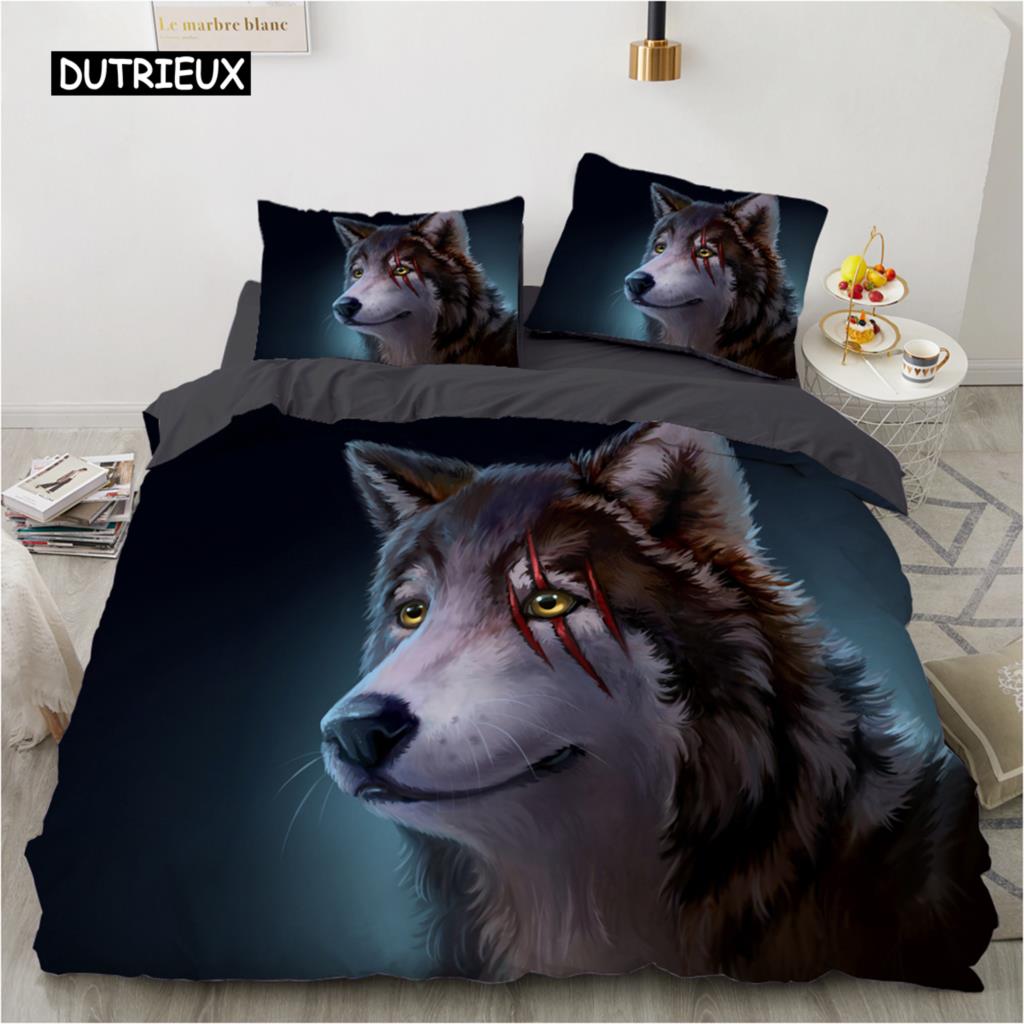 Роскошный комплект постельного белья с леопардовым принтом Queen King Double Duvet Cover Comfortable Quilt Cover Bed Set Animal Leopard Them Wild Animal