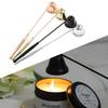 Candle Wick Trimmer Scissors Extinguisher Hooks Candle Accessories Set Home Care Candle Tool Stainless Steel Portable