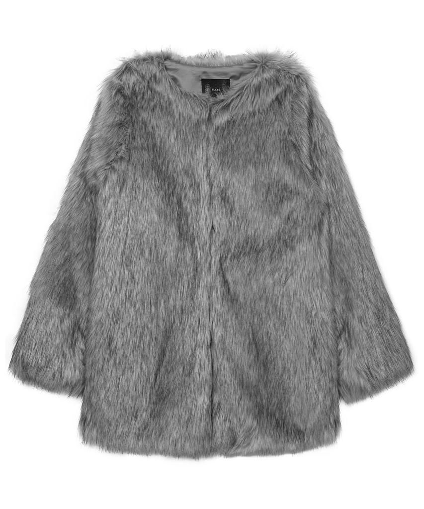 Flareup Fur Jacket (Fl-046_Gray)