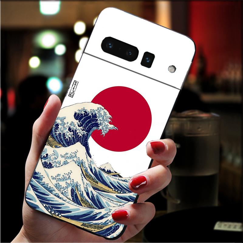 Чехол для телефона Google Pixel 7 Pro 7 6A 6 Pro 5A 4A 3A Pixel 4 XL Pixel 5 6 4 3 XL 3A XL 2 XL Funda японского искусства