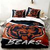 Chicago Bears 3pc set Perfect for bedroom use Comfortable bedding set includes a duvet cover and two pillowcases Ideal birthday or Christmas gift