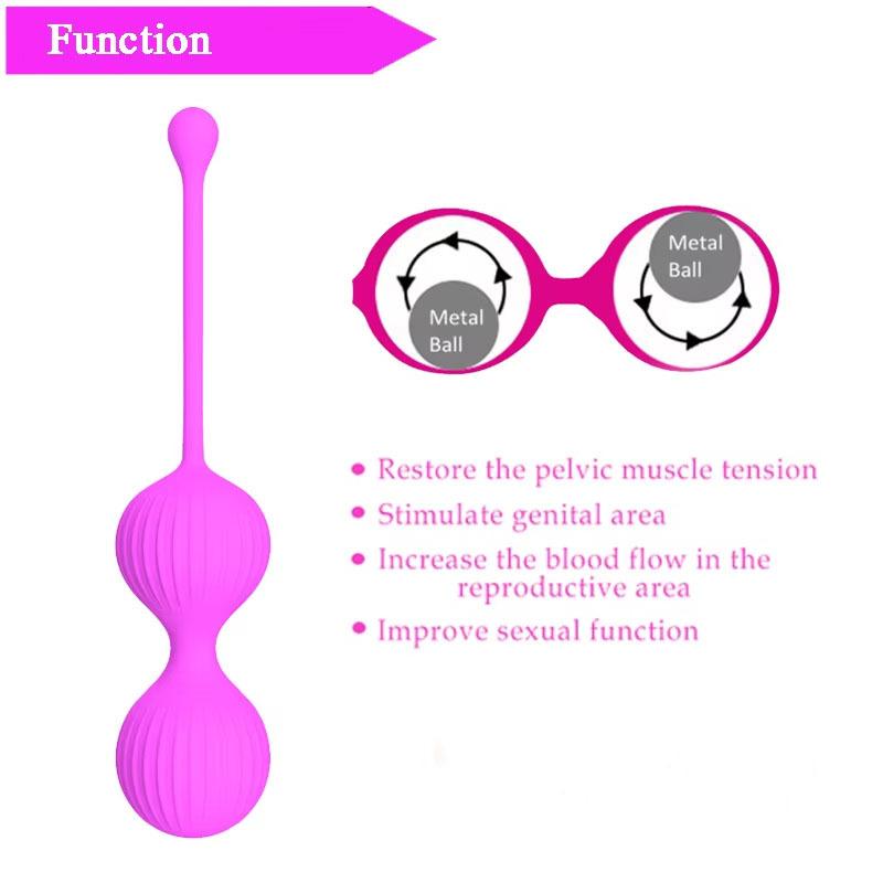 Silicone Smart Ball Kegel Ball Ben Wa Ball Vagina Tighten Exercise Machine Vaginal Geisha Ball Sex Toys for Women