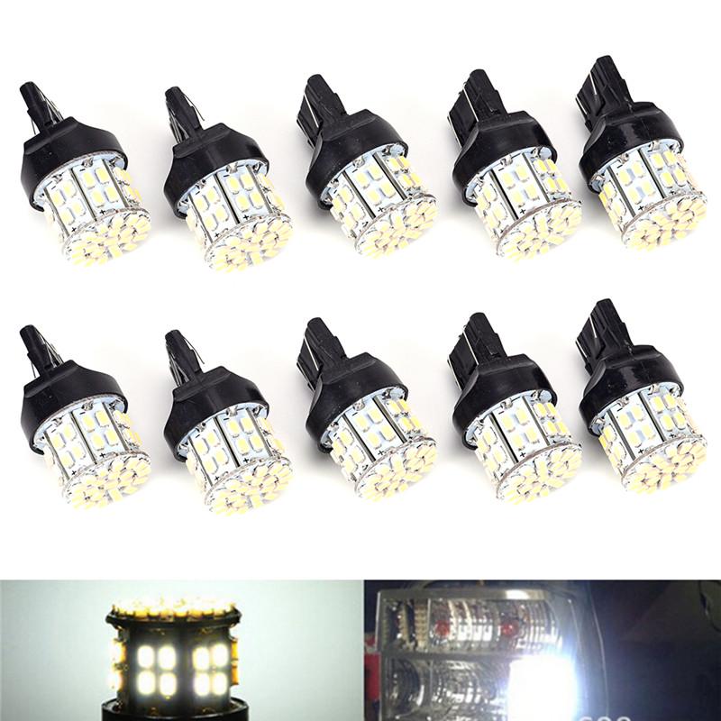 Супер яркий T20 7443 W21/5W 1206 50Smd Автомобильный задний тормоз поворота Парковочная светодиодная лампа