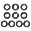 10Pcs Auto Engine Oil Drain Plug Gaskets Sealing Oring Replacement Black Rubber 12616850 Car Accessories