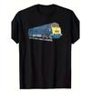 Men's British Rail Class 52 T-Shirt - Vintage Train Design with Iconic Locomotive & Number 001 Logo, Relaxed Fit Short Sleeve Tee Suitable for