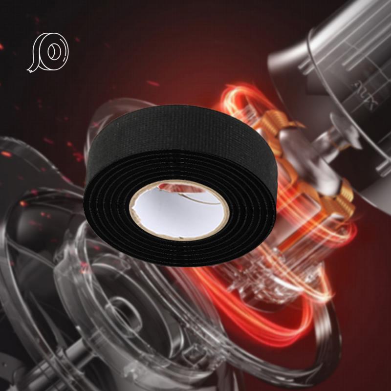 15M термостойкая клейкая тканевая лента для автомобиля фланелевая лента тканевая флисовая лента для жгута проводов полиэстеровая лента