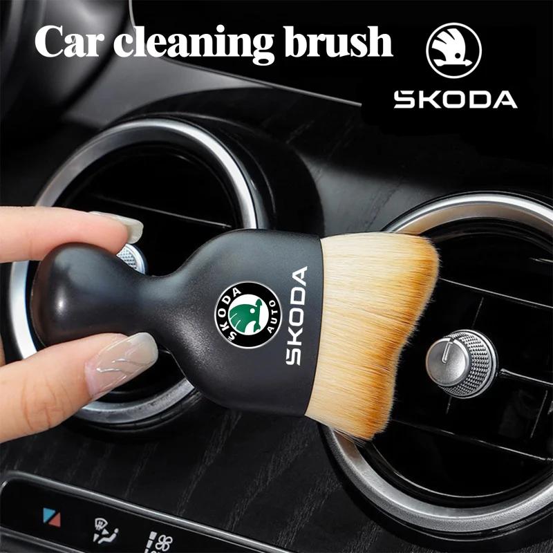 Car Nano Cleaning Brush Interior Accessories Anti Dirty Detail Dashboard Tool for Skoda Octavia A5 RS Fabia Superb