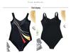 Halter Slimming One-Piece Swimsuit - Quick-Drying Cover Belly Swimwear for Women