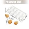 Reusable 10 Cavity Silicones Shell Shape Baking Molds For Homemade Madeleines And Mousse Dessert Pan Dishwasher Safe