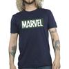 Marvel Mens Holly Logo T-Shirt