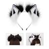 Teens Cosplay Foxes Ear Shape Hairband Plush Hair Hoop Makeup Masquerades Party Music Festivals Role Play Headpieces