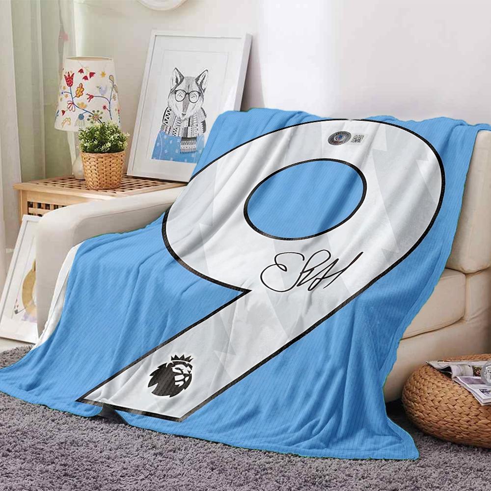 Haalands Manchester Moment Blankets Flannel Printed Breathable Warm Throw Blanket for Home Office Bedspreads 0708a82