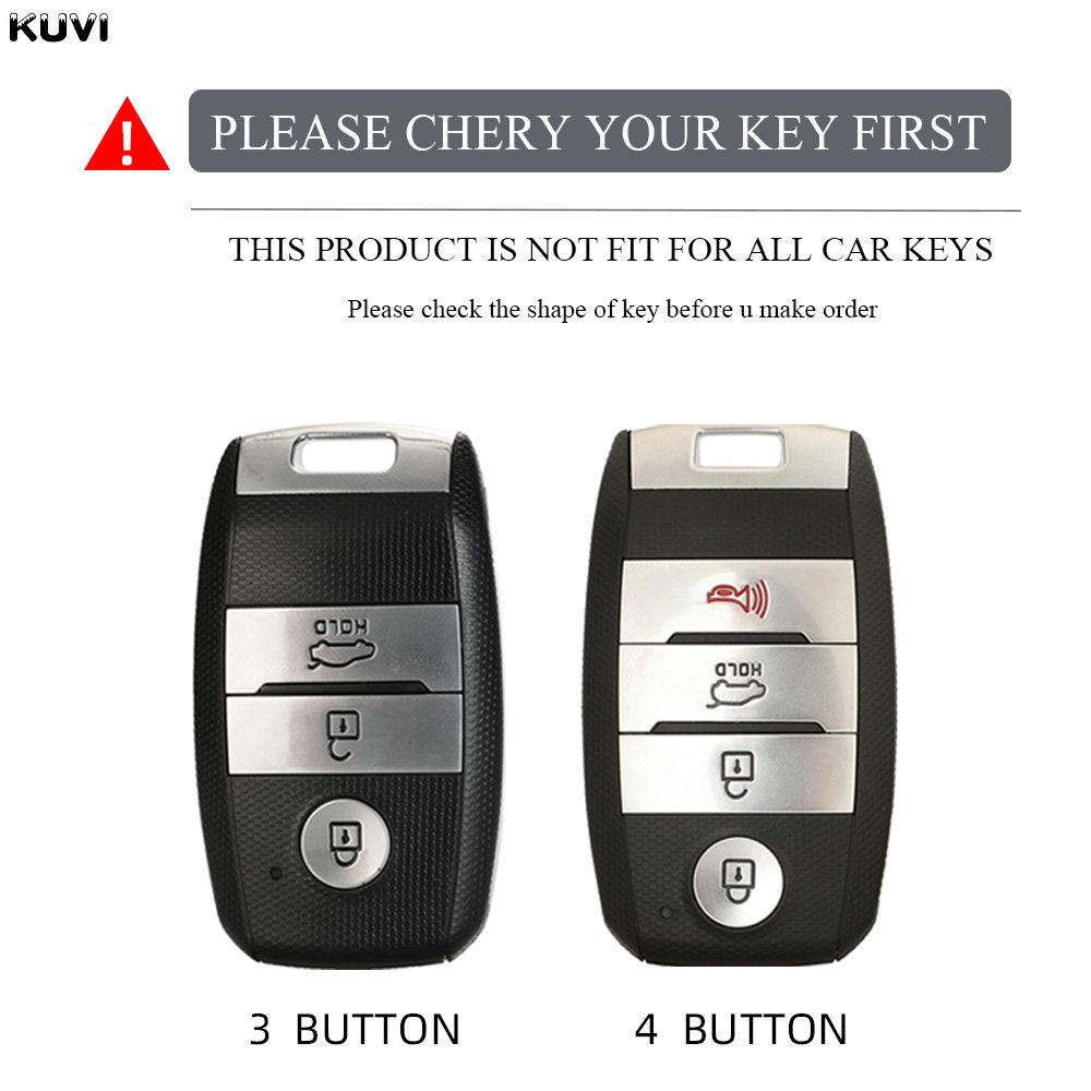 Чехол-брелок из ТПУ с 3/4 кнопками для Kia Rio Rio5 Sportage Ceed Cerato K3 Kx3 K4 K5 Sorento Optima Picanto, Чехол для умного ключа автомобиля