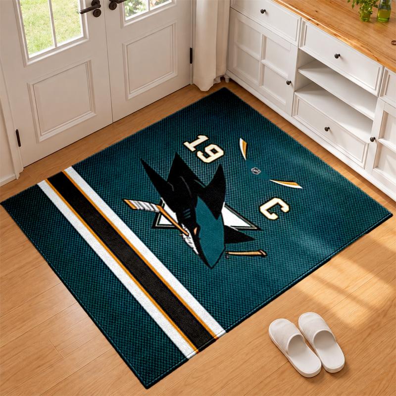 Cronulla Sharks Carpet Door Mat for Living Room or Bedroom Protective Mat Under Chair Office Decoration Christmas Gift Birthday Present