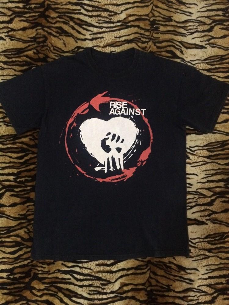 Футболка группы Rise Against Унисекс Мужская Женская Футболка Все Размеры от S до 4XL VN1857 Унисекс Футболка