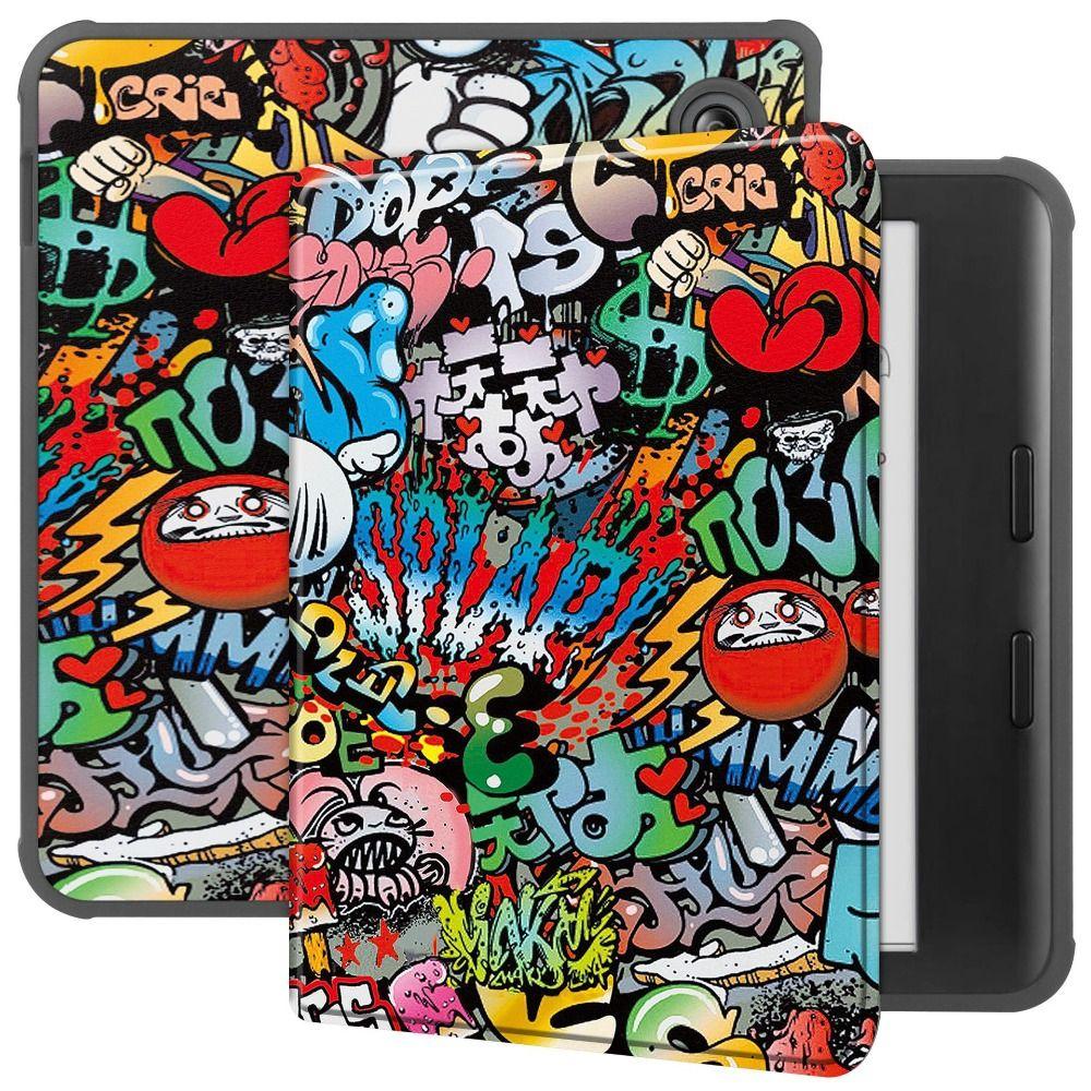 Автоматический режим сна/пробуждения N428 Smart Cover износостойкий Folio Funda для Rakuten Kobo Libra Color 2024