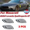 3 шт. Для Maserati Ghibli Levante Quattroporte GT Автомобильная передняя боковая решетка воздухозаборника вентиляционное отверстие крыла сетчатая решетка Автоаксессуары