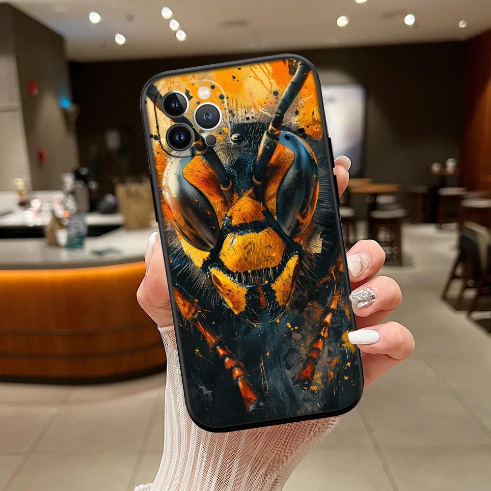 RA3 Art Bees Cartoon New High-End Shell Phone Case for Redmi Note 8 9 Pro Max 9S 9T 9C NFC 8T 8A 10A A4