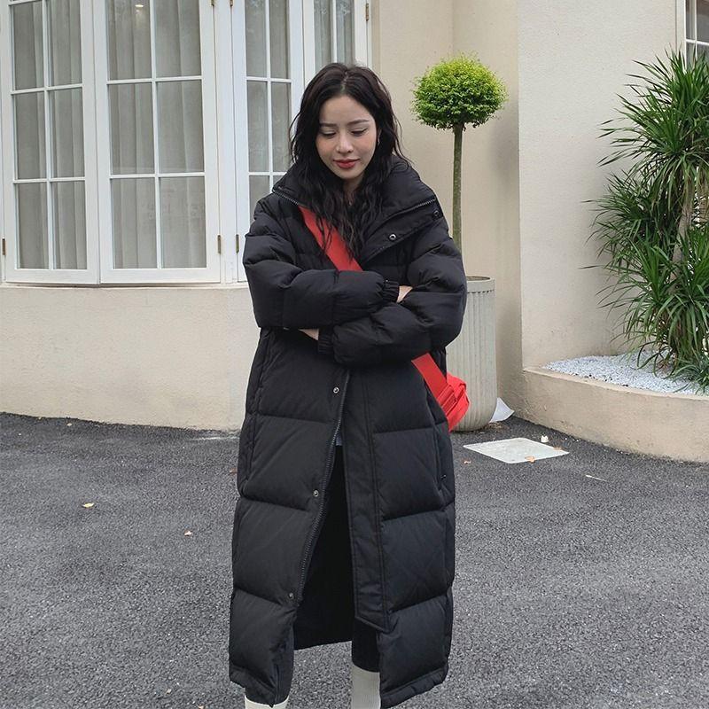 Fashion Warm Long Thick Cotton Coat for Women Couples In Winter