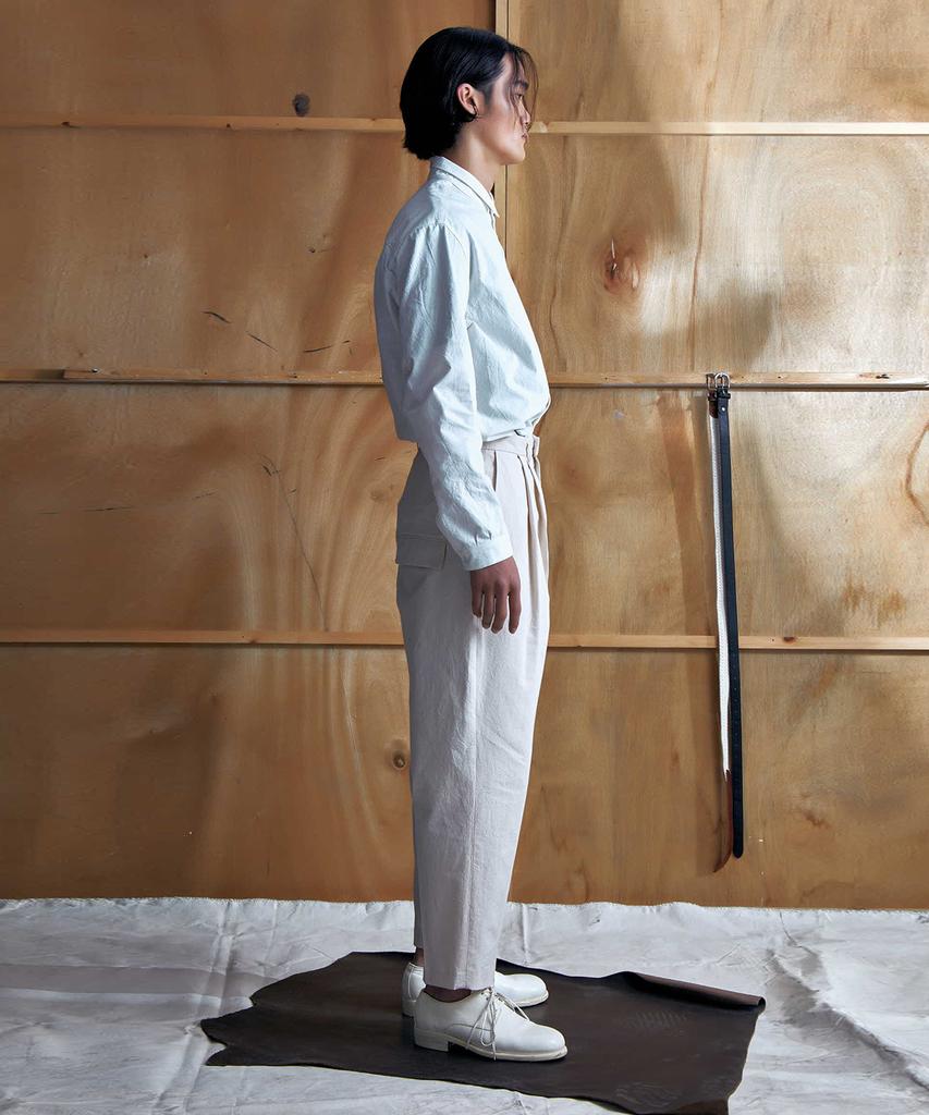 EASE Wrinkled Pants_Ivory