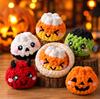 Cross-border Hot-selling Finished Funny Food Plush Doll Pendant Bag: Halloween Charm Handmade Woven Doll for Camping Decor Gifting