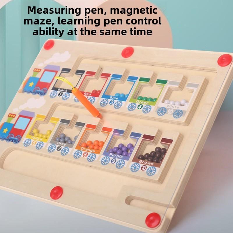 Деревянный Сортировочный Пазл Классификация по Цвету Детский Развивающий Игра Родитель-Ребенок