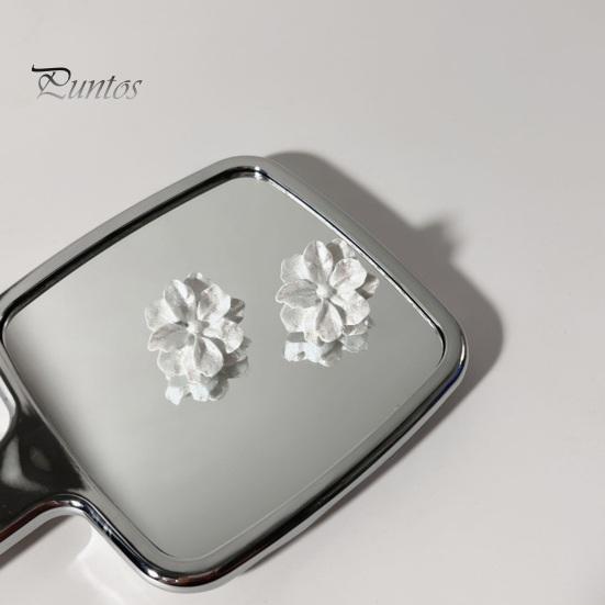 Женские серьги-гвоздики с цветами, антиаллергенные, антикоррозийные, легкие, изысканные, из нержавеющей стали, украшения для ушей, ювелирные изделия, женские серьги для выпускного вечера, вечерние вечеринки