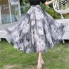 Tooxika Chiffon Skirt, Floral Holiday Style Beach Skirt