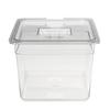 11L Sous Vide Container with Lid 11 Liter Water Tank Bath for Circulator Sous Vide Culinary Immersion Slow Cooker Cooking Tools