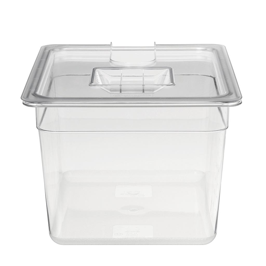 11L Sous Vide Container with Lid 11 Liter Water Tank Bath for Circulator Sous Vide Culinary Immersion Slow Cooker Cooking Tools