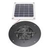 Вытяжной вентилятор на солнечной батарее 10 Вт Монокристаллическая кремниевая солнечная панель Круглый комплект вентилятора для вентиляции для домика для питомца