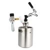 30PSI/60PSI/90PSI Mini CO2 Charger Kit, Thread Connection Homebrew Beer Pressure Regulator with Gas Ball Lock Disconnect