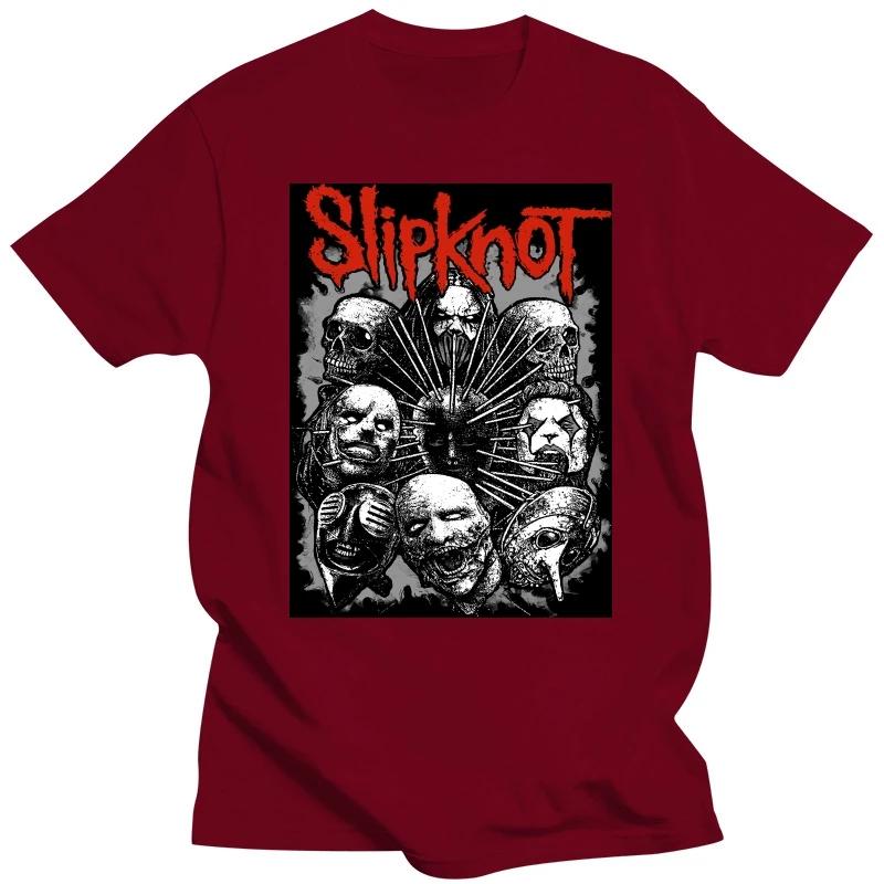 Футболка Cartoon Maggots Slipknots Heavy Mental Band Мужская футболка Футболка с музыкальной графикой Уличная одежда Harajuku Футболки больших размеров
