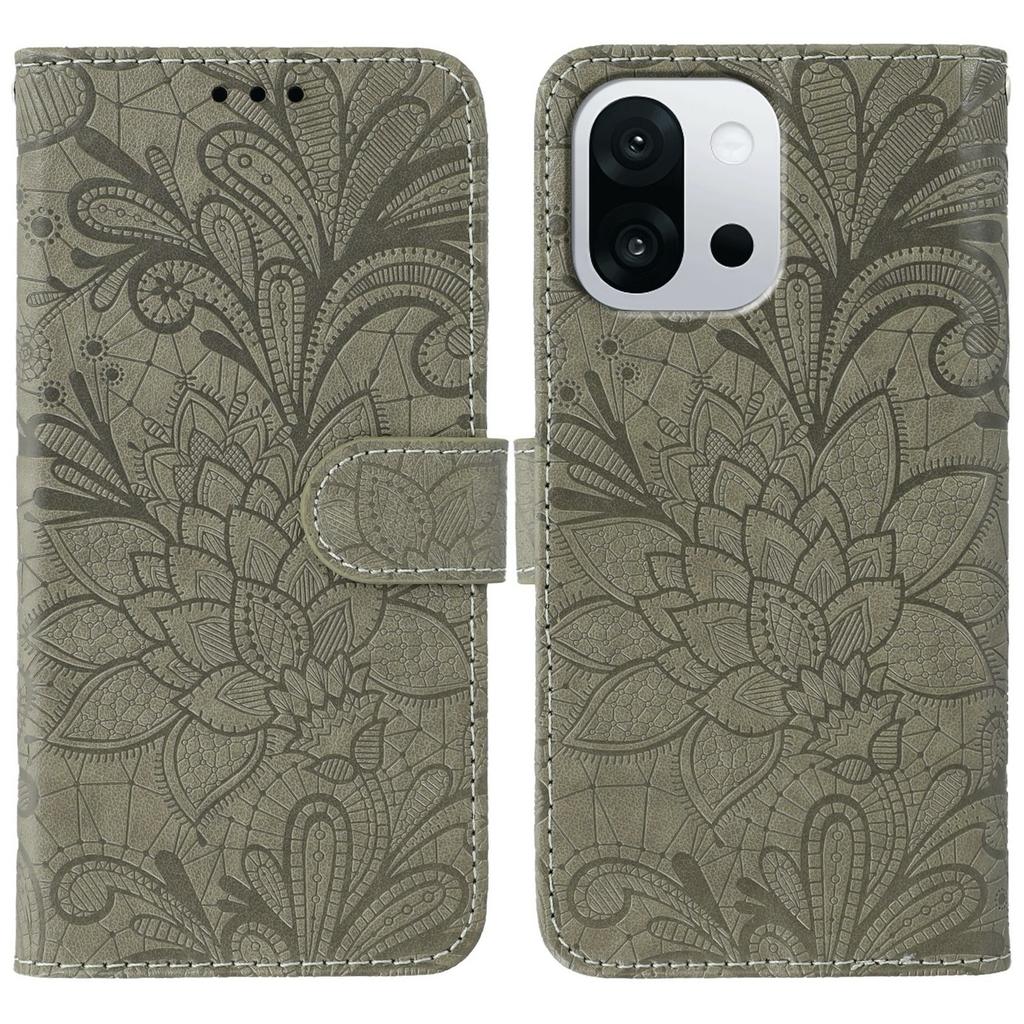 For OnePlus 13T 5G Case Lace Flowers PU Leather Flip Wallet Phone Cover
