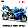 Ббураго 1:18 2023 GASGAS RX450F Honda Africa Twin Adventure 790 Adventure R Rally 450F X Diavel S модель мотоцикла Серия игрушек