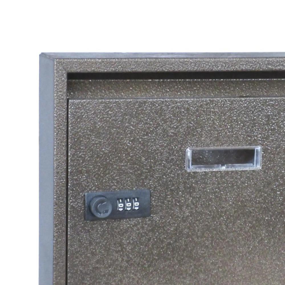 Metal Mailbox Letter Box Wall Mounted Mail Box Universal Postbox for School Outdoor Street House