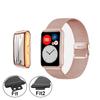 Ремешок для часов Huawei Fit Band Fit/Fit 2 с металлическим корпусом, браслет Huawei, защитная пленка для экрана для умных часов, аксессуары