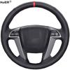 Чехол на руль автомобиля для ручной прошивки для Honda Accord 8 2008 2009 2010-2012 Odyssey 2011-2017 Crosstour 2012 Pilot 2009-2015