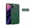 Дышащий сетчатый мягкий чехол для iPhone 15 14 13 11 Pro Max 12 XS 6 6S 7 8 Plus X XR кожаное плетение сетчатый чехол силиконовый Funda
