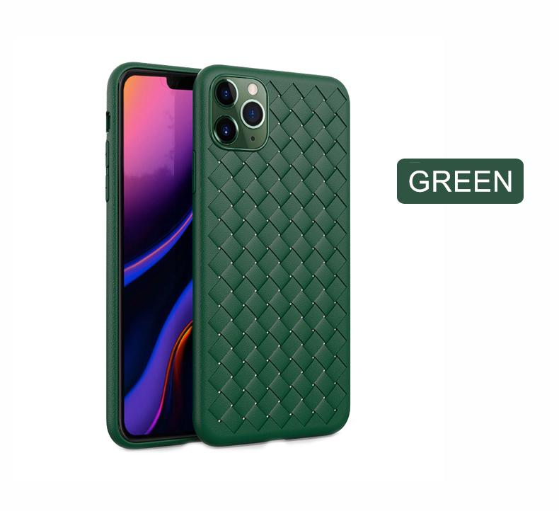 Дышащий сетчатый мягкий чехол для iPhone 15 14 13 11 Pro Max 12 XS 6 6S 7 8 Plus X XR кожаное плетение сетчатый чехол силиконовый Funda