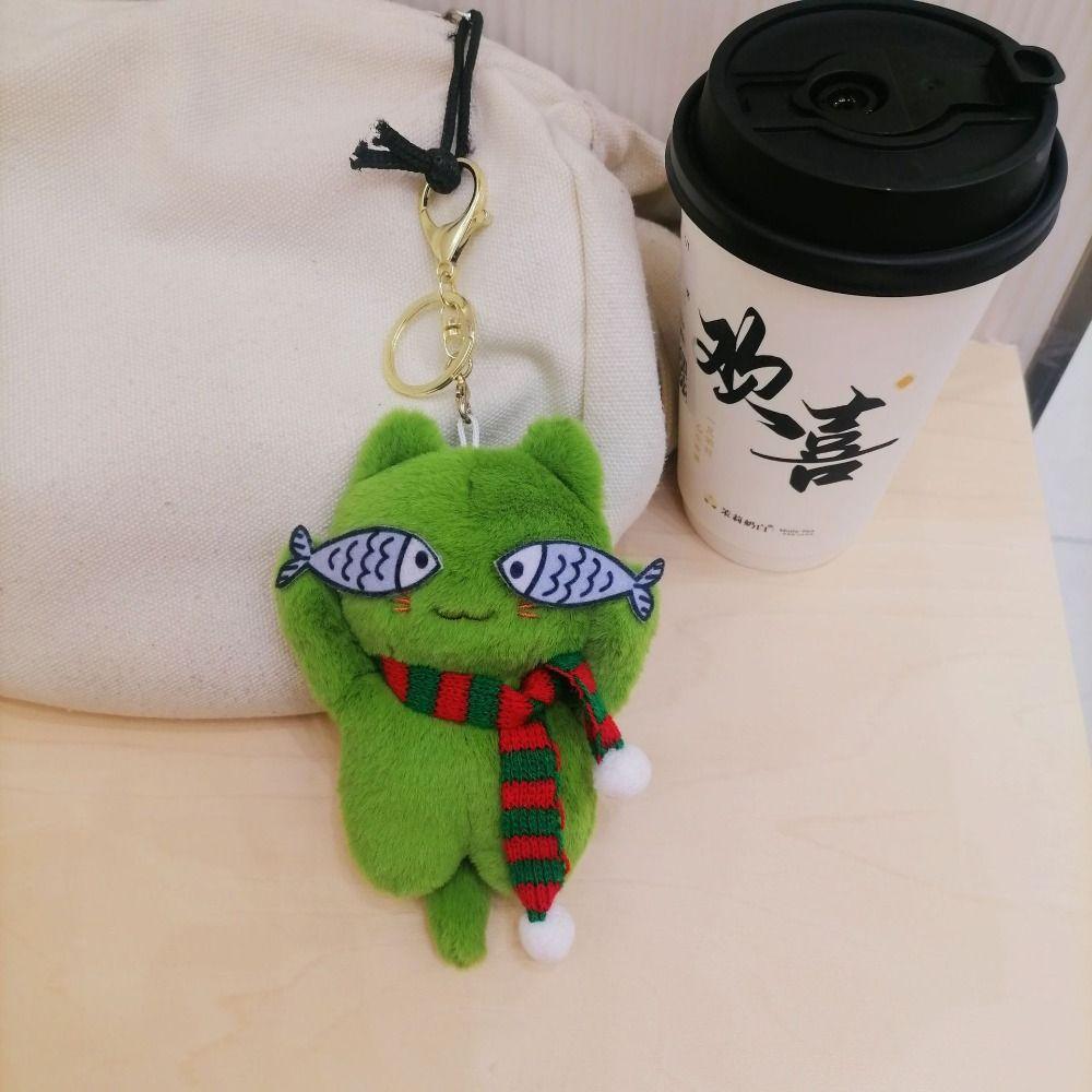 Cartoon Anime Cartoon Kitten Stuffed Doll Cat Cat Plush Keychain  Bag Pendant