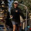 Мужская футболка KELME с полумолнией, быстросохнущая, с длинным рукавом, для бега