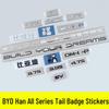 Наклейка на задний значок BYD Han для EV DMI 3.7S Зачерненный Воин Модификация багажника